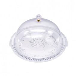 Plastic tray with lid